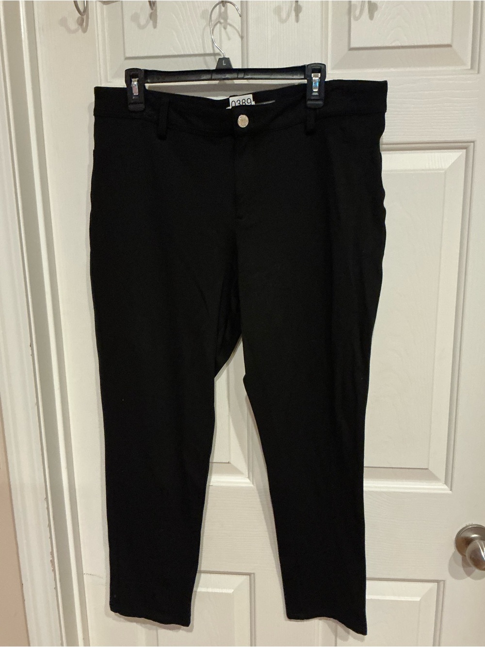 Calvin Klein Black Cropped Women's Pants